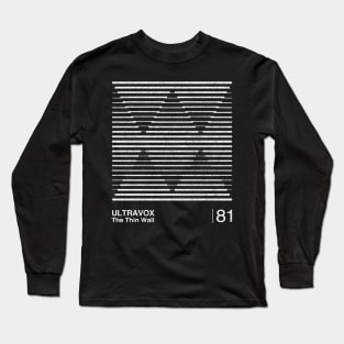 The Thin Wall / Minimalist Graphic Artwork Design Long Sleeve T-Shirt